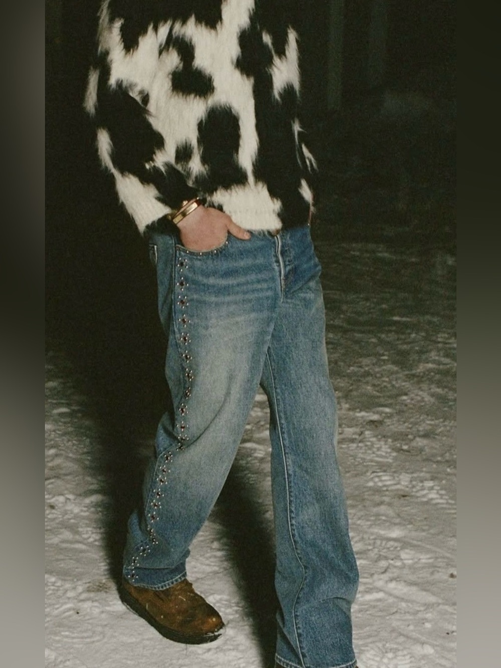 Bode x Levis Barrel Racer Studded Denim Jeans 30 [NEW]